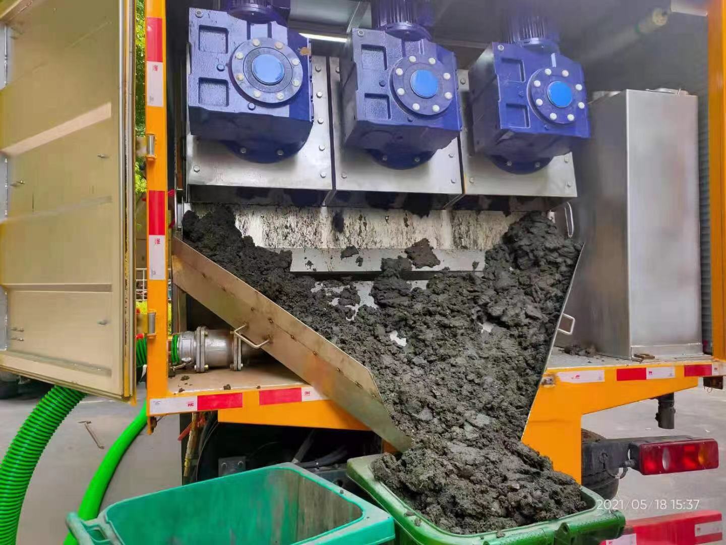 富阳化粪池清掏城市维护站-泥浆净化干湿分离处理